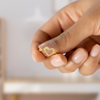 Heart Infinity Ring