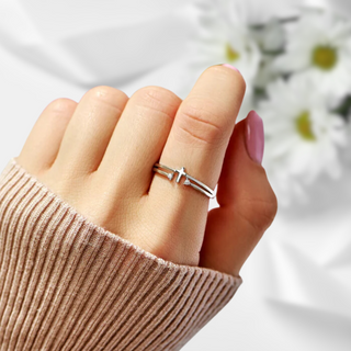 Christian Never Alone Ring